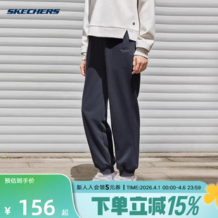 常规版 Skechers斯凯奇秋冬季 新款 女装 L325W080 型休闲针织长裤