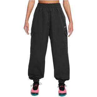 NIKE耐克男女大童工装长裤春新款宽松多口袋机能风裤子FZ5554-010