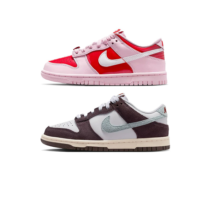 Nike耐克板鞋女鞋Dunk Low粉红情人节限定运动鞋休闲鞋IQ0218-663
