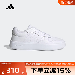 运动休闲板鞋 春LITECOURT男女同款 阿迪达斯小白鞋 JI2166 大码