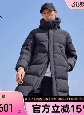 耐克Jordan Flight男子长款保暖羽绒服黑色冬新款外套FV7270-010