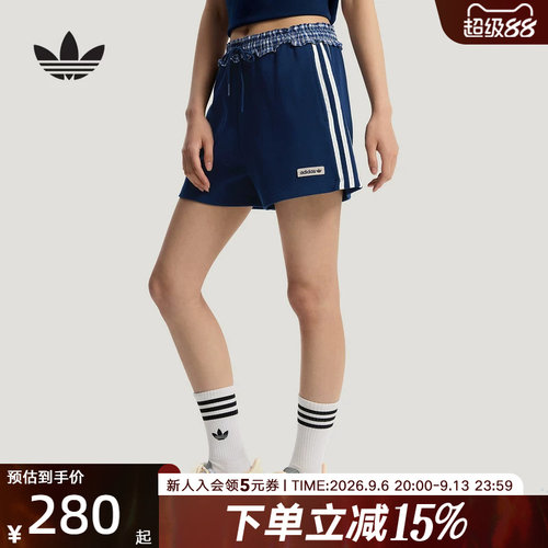 阿迪达斯三叶草女时尚短裤