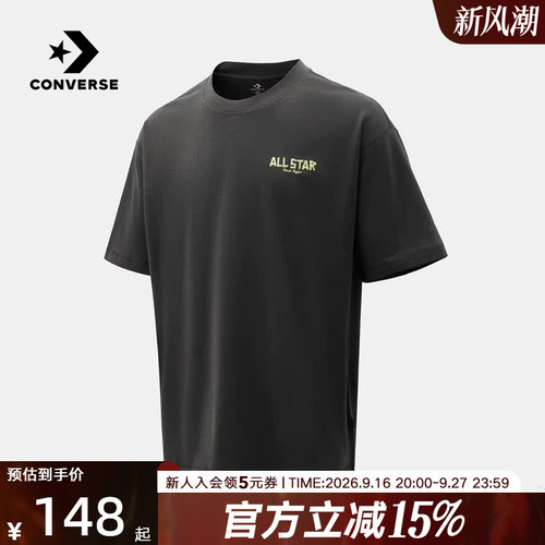Converse匡威2026夏男士运动休闲时尚舒适圆领短袖T恤 MCK074-GDA