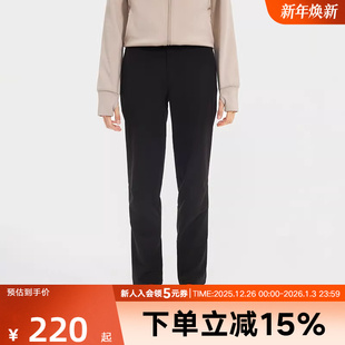 梭织长裤 女子户外舒适透气弹力修身 251W2UT33 新品 PONY波尼25春季