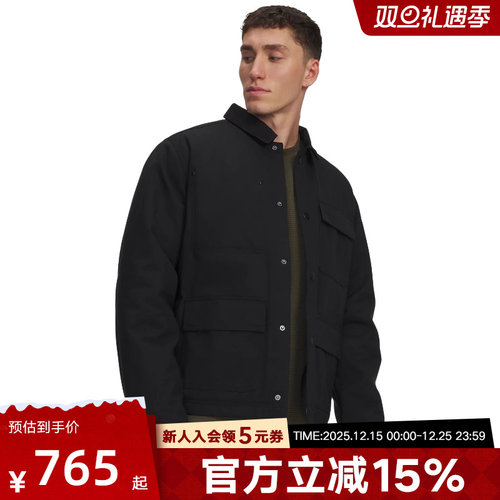 安德玛秋冬男士Expanse Utility运动休闲翻领夹克外套6000882-001