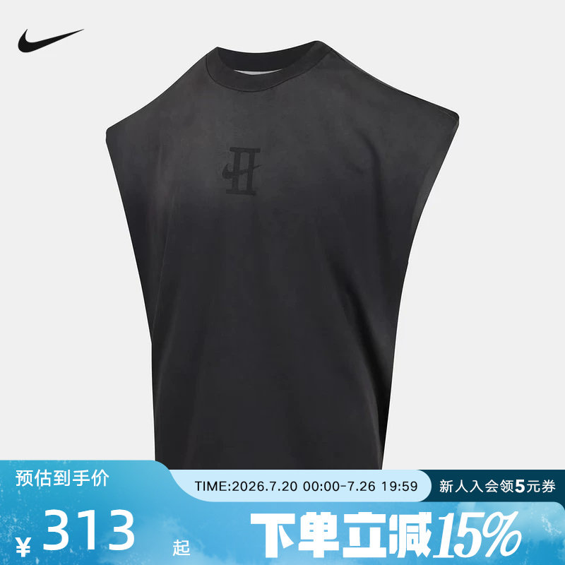 NIKE耐克夏季新款男子背心德文&middot;布克运动篮球无袖T恤IF1569-010