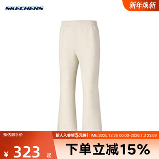 P425W041 Skechers斯凯奇女裤 针织休闲长裤 女子阔腿裤 0601 秋冬款