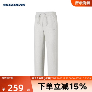 P126W008 宽松舒适直筒休闲裤 0248 26春女时尚 Skechers斯凯奇长裤