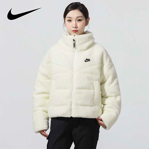 Nike羽绒服女短款立领保暖