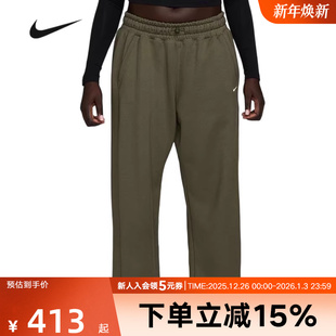 25冬新款 HV1948 宽松直筒裤 织休闲长裤 222 刺绣运动裤 NIKE耐克女裤