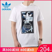 Adidas Adidas clover áo thun nam 2019 hè mới giản dị cổ tròn tay ngắn thể thao DX3662 - Áo phông thể thao