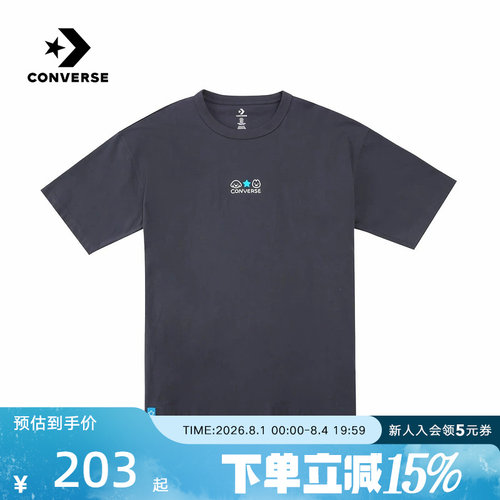 Converse匡威2026夏男女同款运动休闲时尚百搭短袖T恤 UCK176-GDA