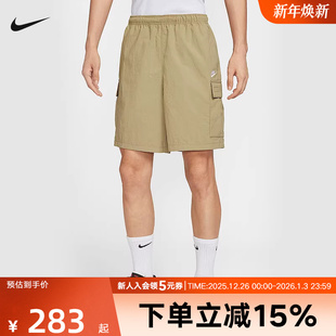 新款 IH5048 休闲工装 短裤 297 透气宽松运动中长裤 Nike耐克男子秋季