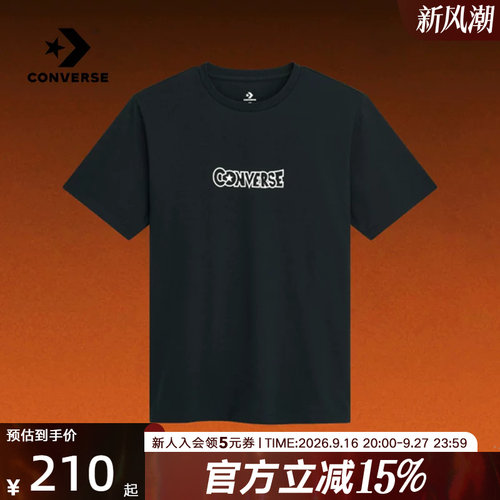 Converse匡威男短袖Dragon Ball Z 龙珠Z联名印花T恤CVM6T637-BLK