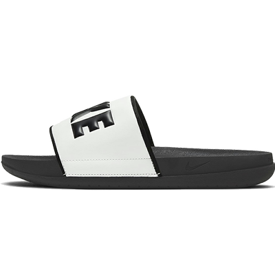 Nike耐克女子经典黑白色休闲户外沙滩一字拖凉拖鞋BQ4632-011