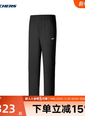 Skechers斯凯奇2025秋新款男子运动裤户外休闲长裤 P325M034/0018