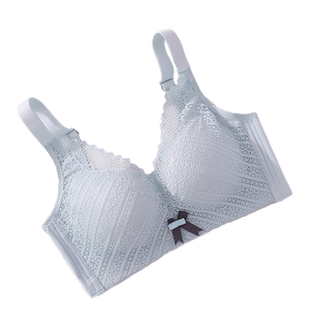 无痕内衣女聚拢小胸上托收副乳无钢圈文胸夏季透气中厚款少女胸罩