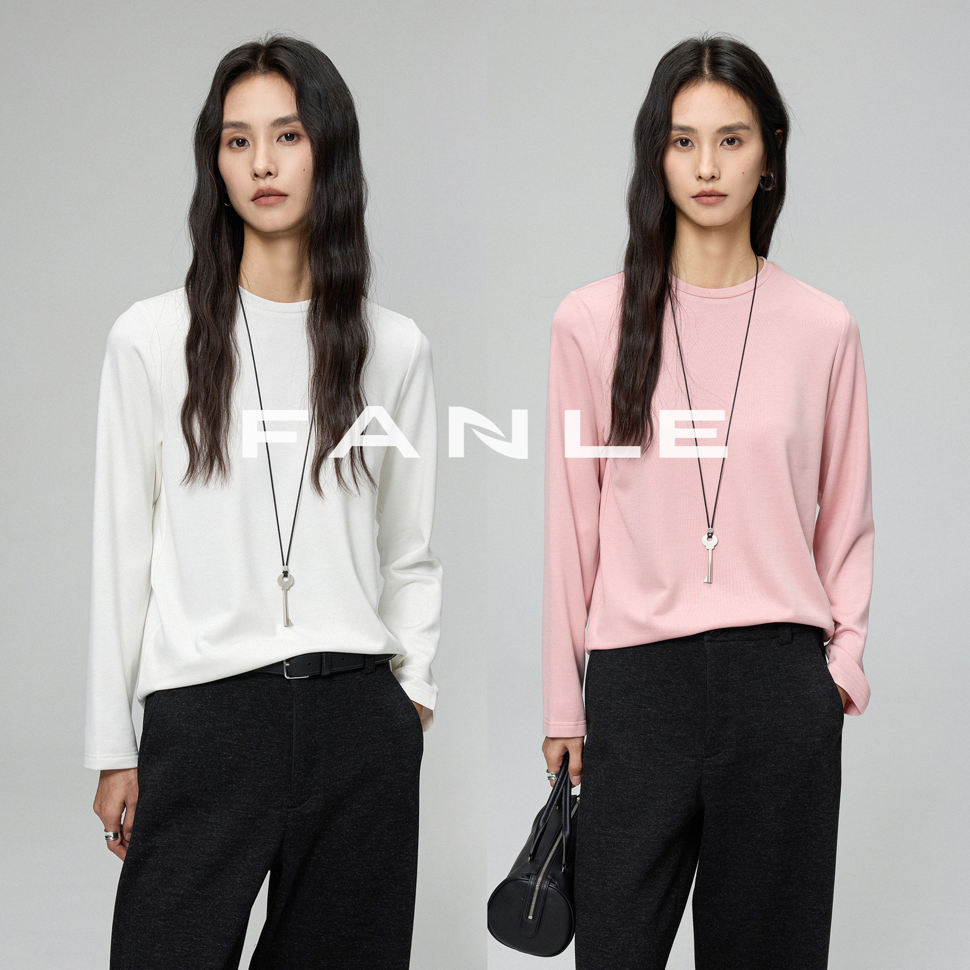 FANLESTUDIOS高品醋酸羊毛T恤