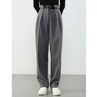 秋冬加厚保暖高腰宽松休闲宽腰袢百搭西裤 苾入 STUDIOS FANLE