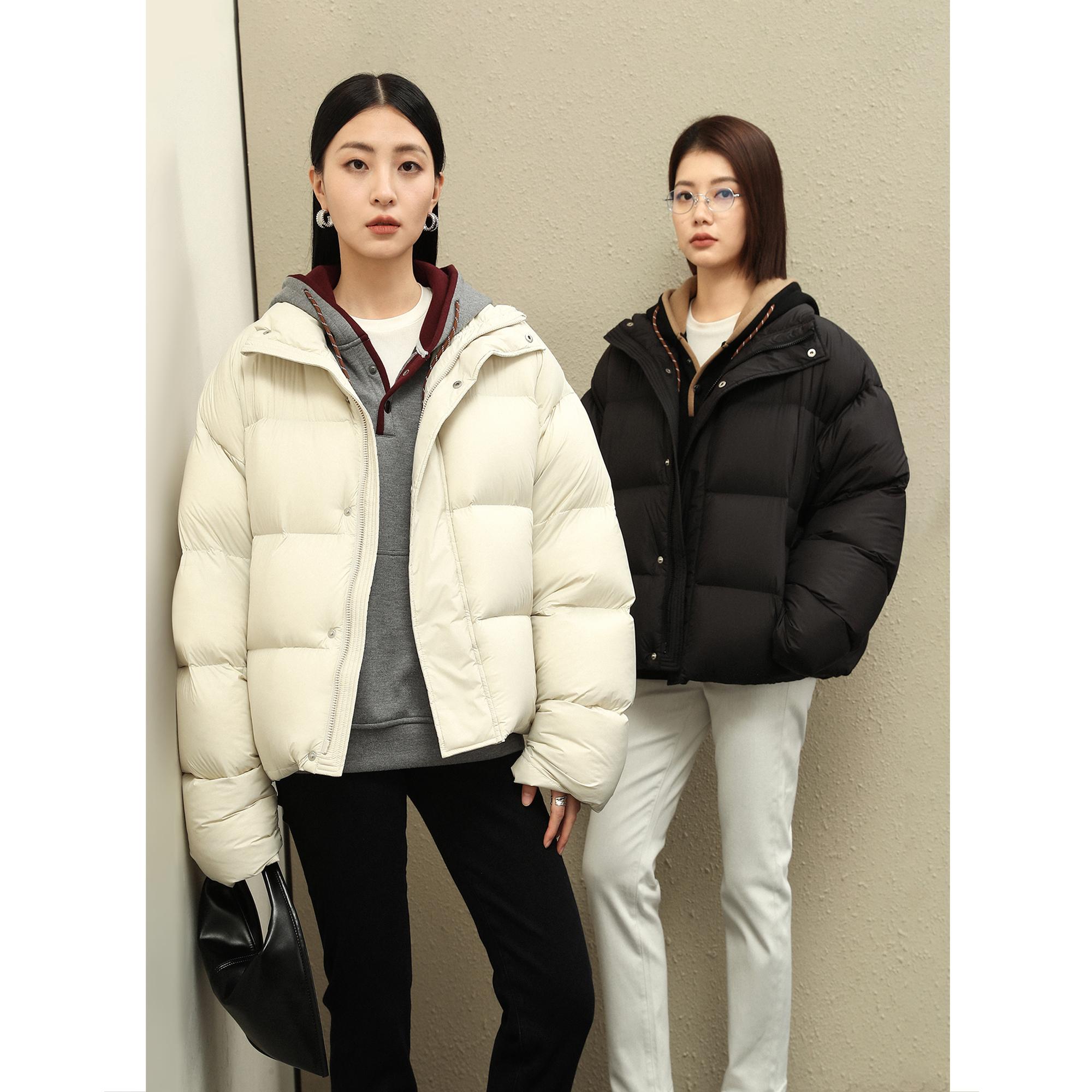 霍尔多巴吉鹅绒短款羽绒服