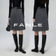 FANLE STUDIOS高智知识分子风 优雅显瘦加厚保暖羊毛老钱百褶中裙