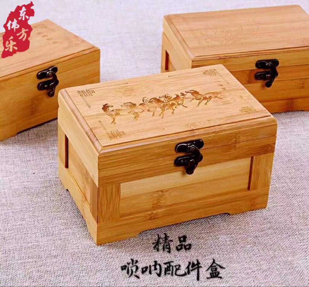 东方伟乐唢呐哨片配件盒竹子制作