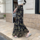 甜美气质雪纺碎花包臀裙半身裙女2026夏季 高腰显瘦鱼尾裙a字裙子