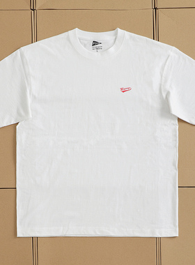 MIGAOGE自制270g微落肩复古怀旧日系潮流男女百搭宽松OS短袖T恤