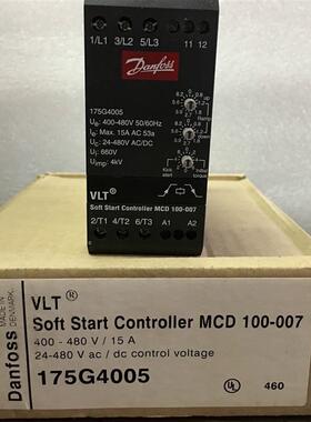 Danfoss MCD 100-007，175G4005，软全新原装拍前请询价