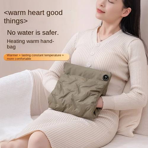 USB Goose Down Warming Pad Washable Hand Warmer Adjustable T