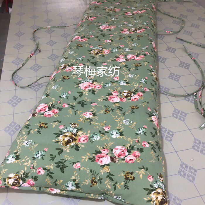 可拆洗长条梯形餐椅凳子垫