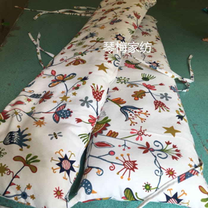 帆布拆洗长方形棉坐垫 长条凳子垫 换鞋凳加厚软垫 梯形餐椅垫