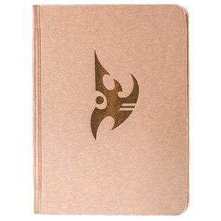 正版现货 《星际争霸》主题手札笔记本 星灵款 暴雪游戏正版周边官方插画封面精装笔记本日记本收藏手札本读库御宅学星际争霸周边