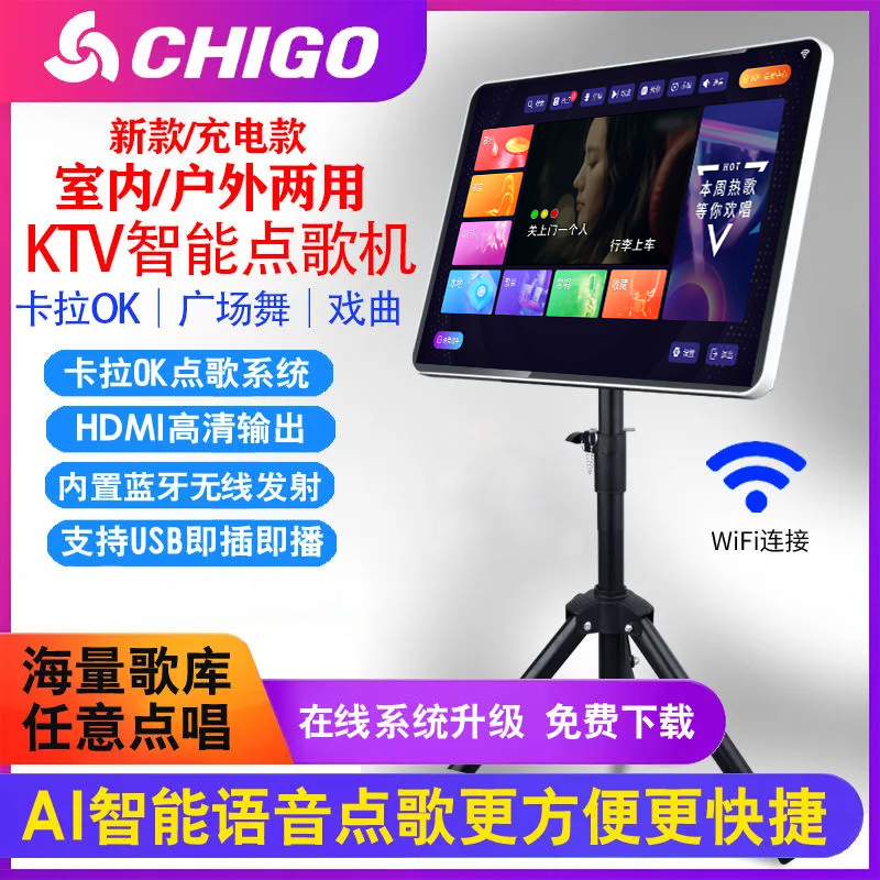 CHIGO/志高蓝牙点歌机户外充电