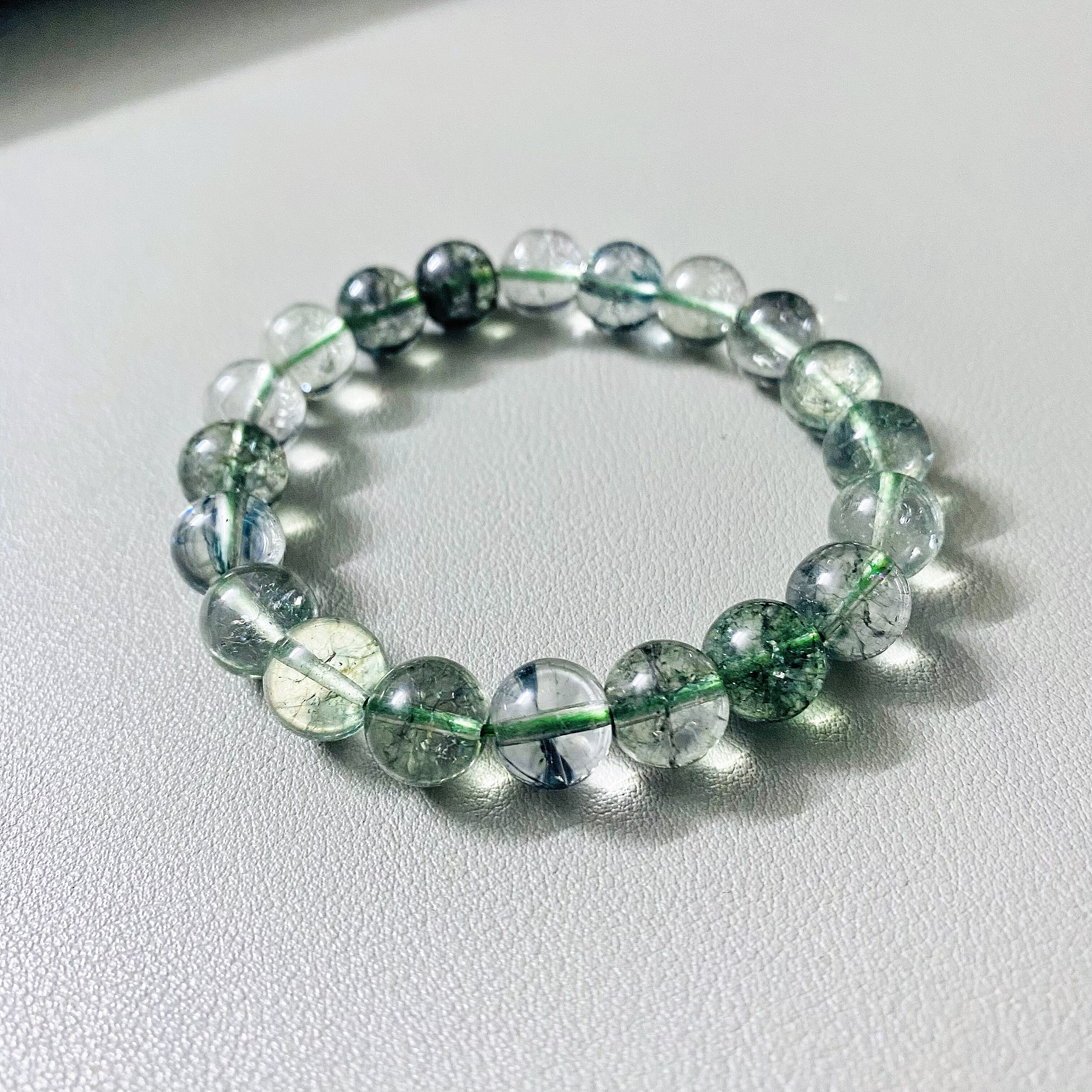 贝壳子【绿幽灵】天然水晶手链手串中式国潮轻奢高级感女生手饰品