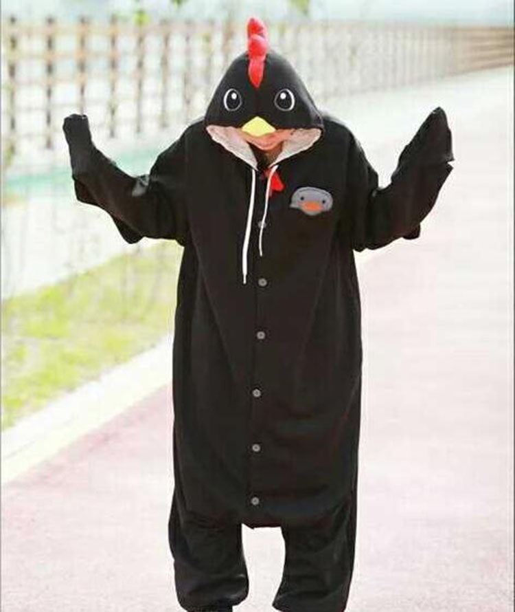 卡通动漫情侣加厚演出服连体睡衣