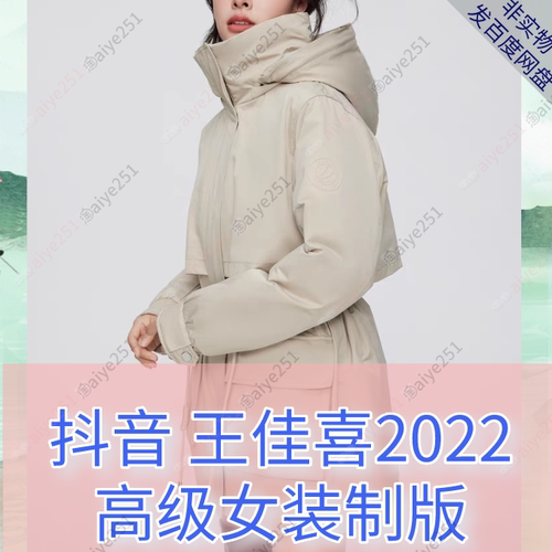 抖音 王加喜2022 高级女装服装制版教程 ET打版系统课