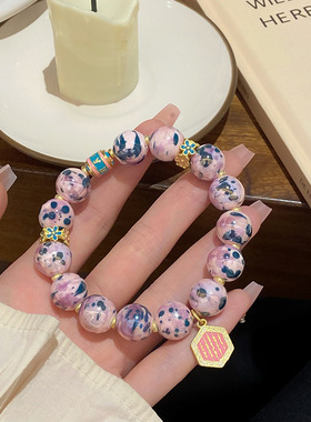 寺庙手串轻奢陶瓷古风