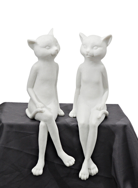 美式风锈色桌边客厅玄关书房摆件