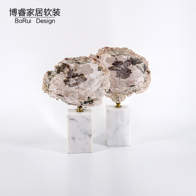 工艺品木化石摆件样板房家居装饰