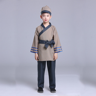 六一儿童话剧武松打虎演出服水浒传景阳冈店小二角色扮演舞台服饰