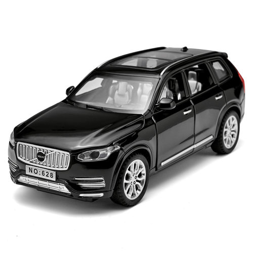 1:32沃尔沃xc90合金越野车模型回力声光餐厅礼物男孩玩具