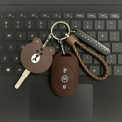 适用25款爱玛Q5电动车钥匙套凯峰FB60酷胜优悦露娜Pro遥控保护包