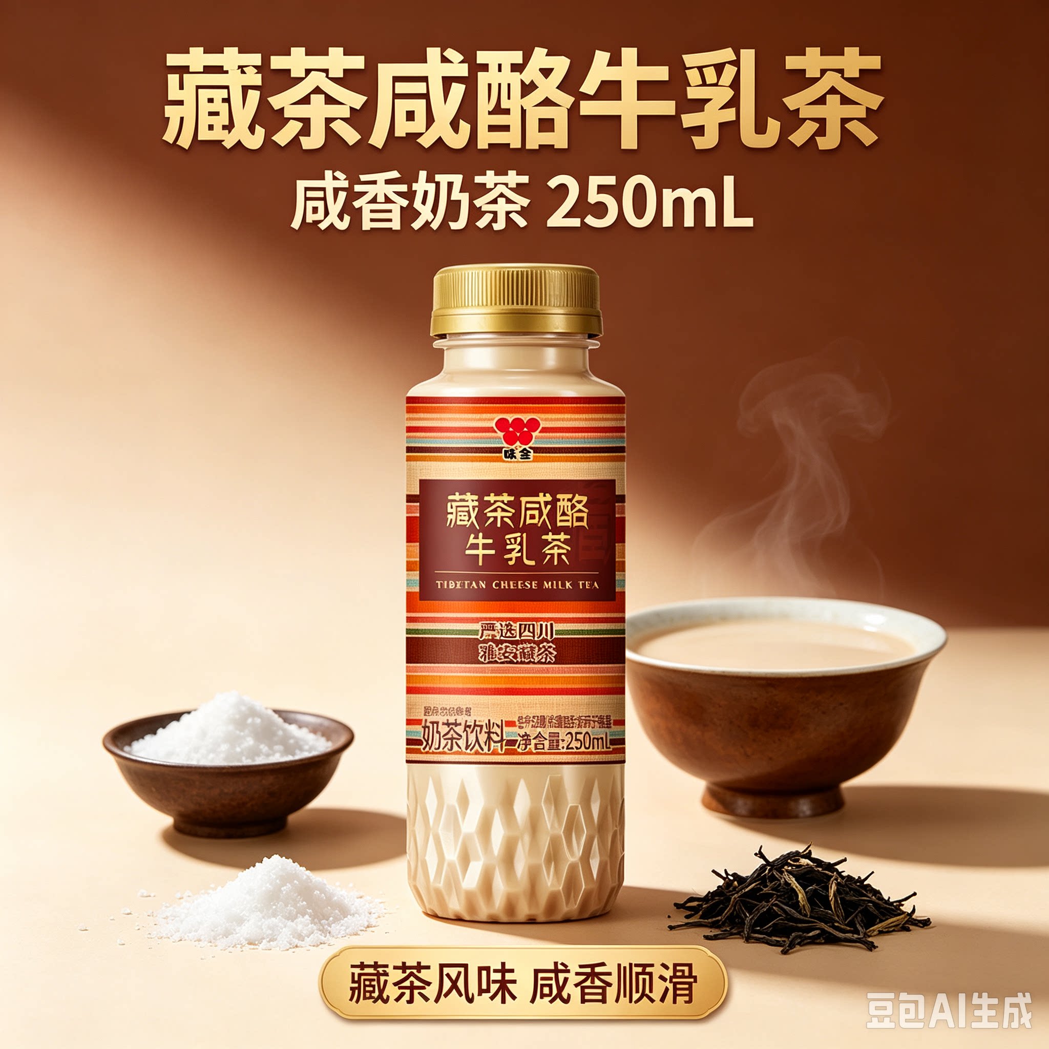 【藏茶咸酪】味全牛乳茶250ml新鲜牛奶饮品甄选雅安藏茶牛奶低温