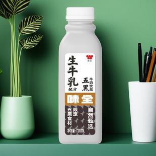 味全严选牧场SQF牛乳720mlA级生牛乳五黑牛奶饮品桑葚芝麻黑枸杞