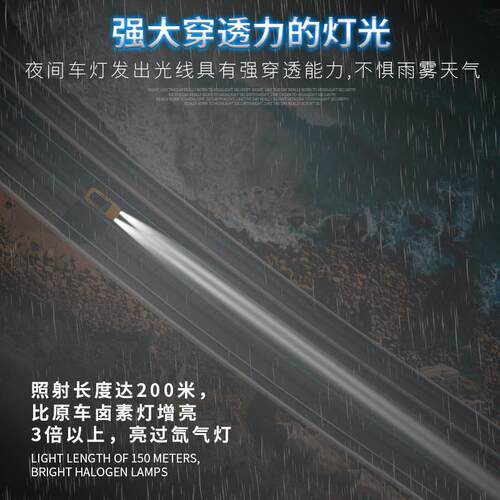 重汽HOWO豪沃T7H改装led大灯近光