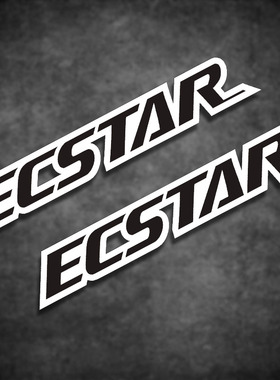 摩托车机车车贴机油ECSTAR防水反光划痕遮挡装饰贴适用于铃木机车