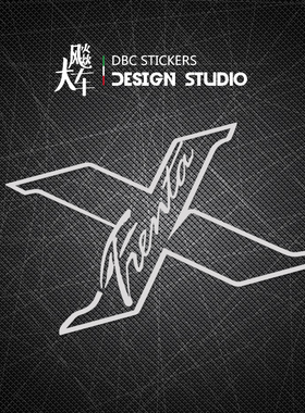 适用于阿普利亚Aprilia RSV4X 车头贴防水反光个性装饰贴