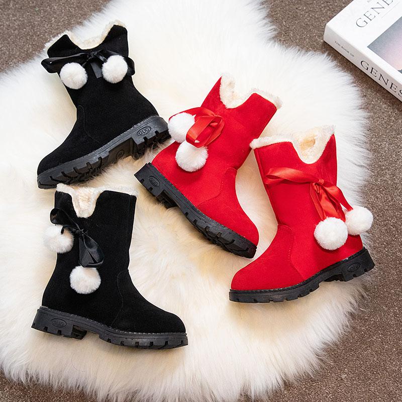 保暖2025新款小女孩雪地靴冬季潮