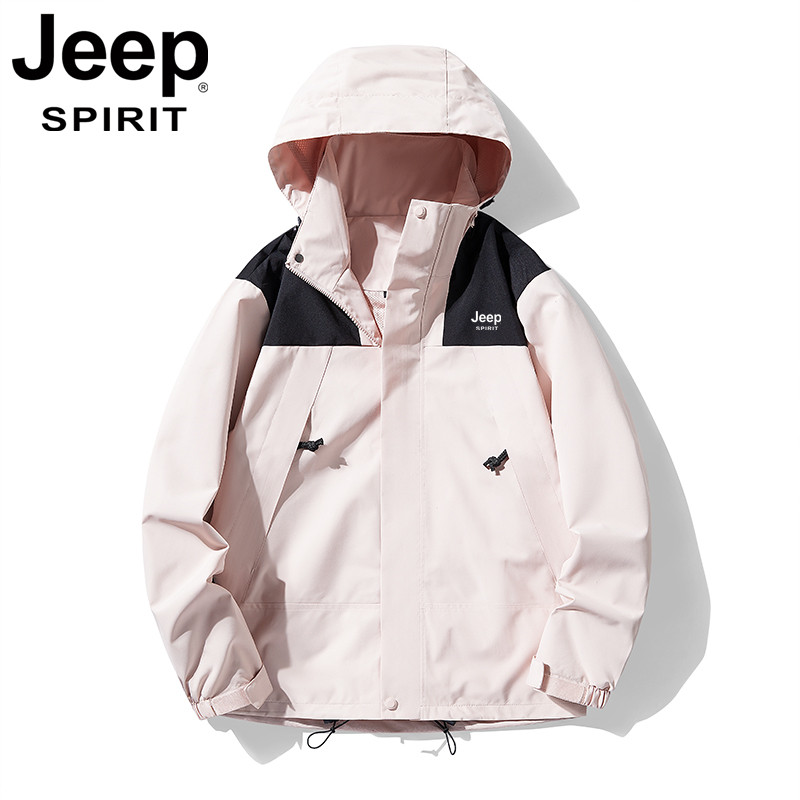jeep吉普春秋运动外套男可脱卸帽防风防水冲锋衣夹克风衣登山服女使用感如何?